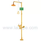 SH758AY-Emergency shower & eyewash station,GI materia with yellow color